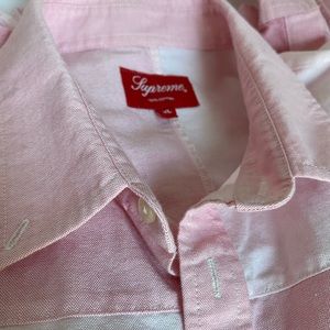 Supreme button down long sleeve mens shirt in XL